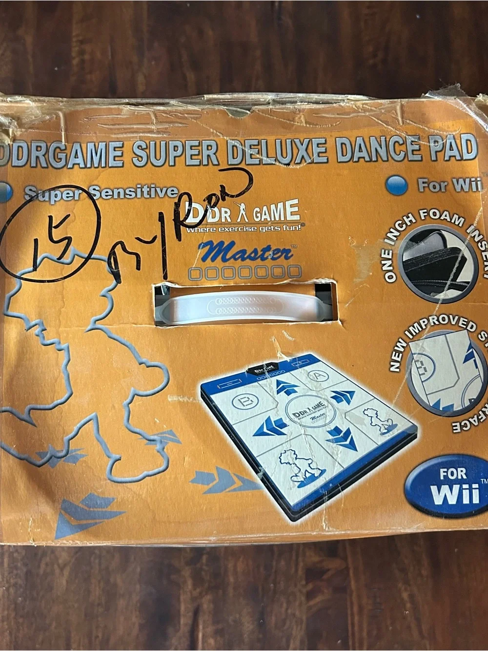 Premium Edition Dance Pad for Wii - Black & Blue